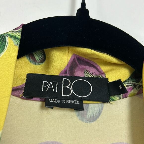 PatBO Yellow Floral Wrap Blouse - Picture 5 of 7